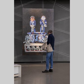 Kunstwerk von Antje Majewski, Mandu Yenu (Reversed), 2019 im Kunsthaus in Graz | © STG | Punkt & Komma