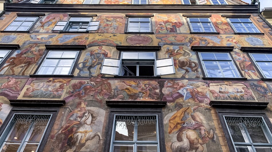 Painted house in Herrengasse, Graz | © Steiermark Tourismus | Sarah Valda