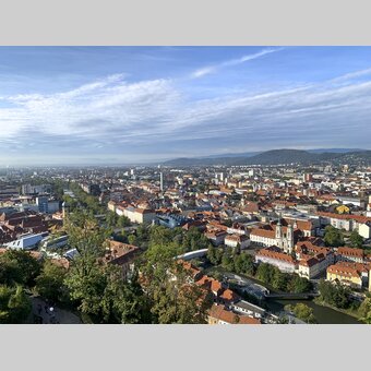 Blick auf Graz vom Schlossberg | © STG | Sarah Valda