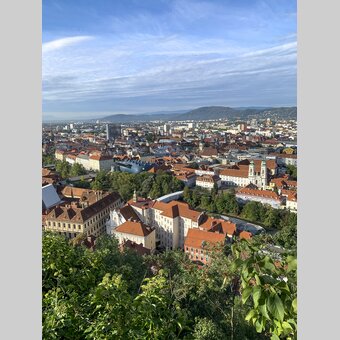 Blick auf Graz vom Schlossberg | © STG | Sarah Valda