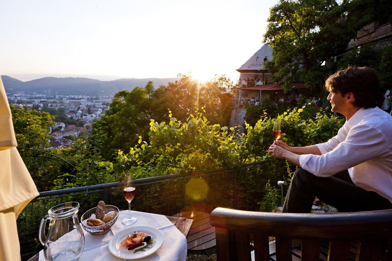 Starcke Häuschen am Grazer Schlossberg | © STG | Tom Lamm