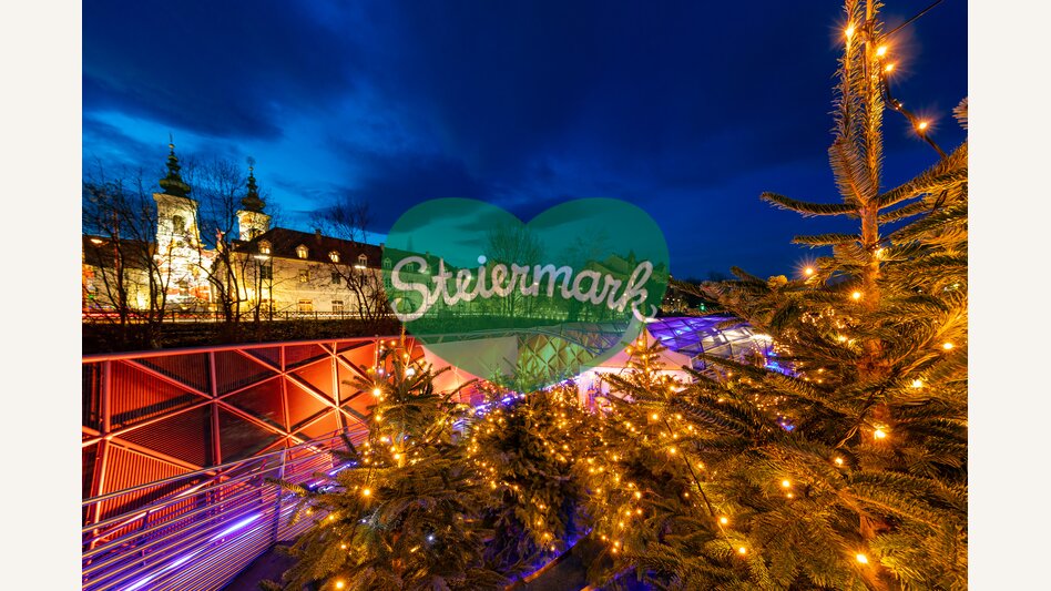 Murinsel im Grazer Advent | © Graz Tourismus | Harry Schiffer