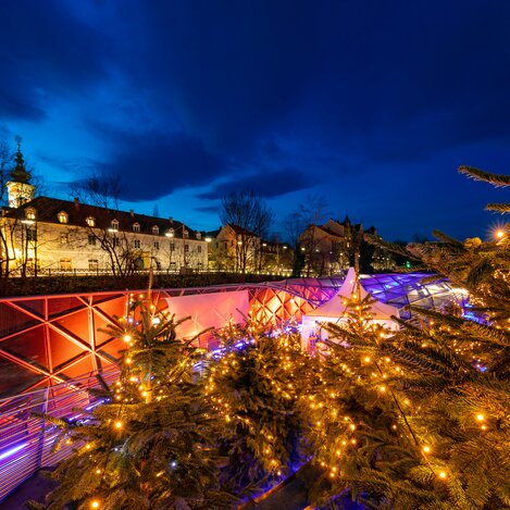 Murinsel im Grazer Advent | © Graz Tourismus | Harry Schiffer