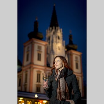 Vor der Basilika Mariazell | © STG | Tom Lamm