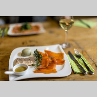 Eine regionale Köstlichkeit: Lachsforelle in Mariazell | © STG | Tom Lamm