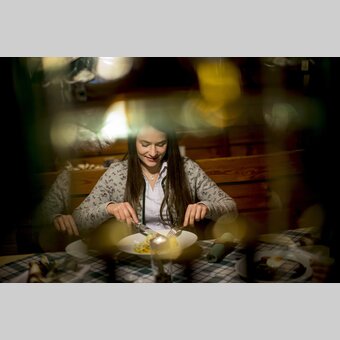 Schmausen im Brauhaus Mariazell | © STG | Tom Lamm