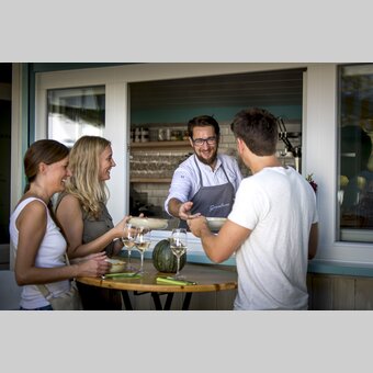 Einkehr in der Genießerei am Kaiser Josef Markt, Graz | © STG | Tom Lamm