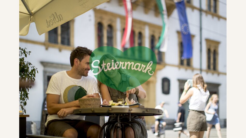 In der GenussHauptstadt Graz, vor dem Landhaus  | © STG | Tom Lamm