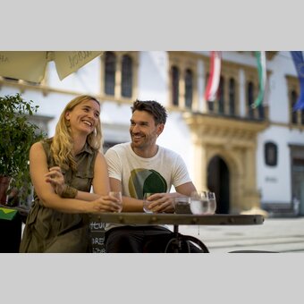 In der GenussHauptstadt Graz, vor dem Landhaus  | © STG | Tom Lamm