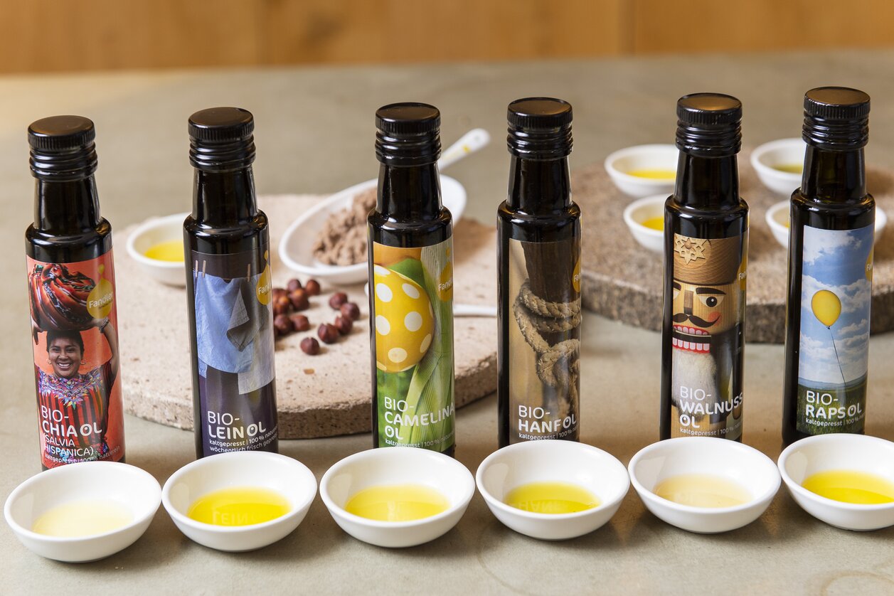 Ölvielfalt der Ölmühle Fandler in Pöllau | © STG | www.johannesgeyer.com