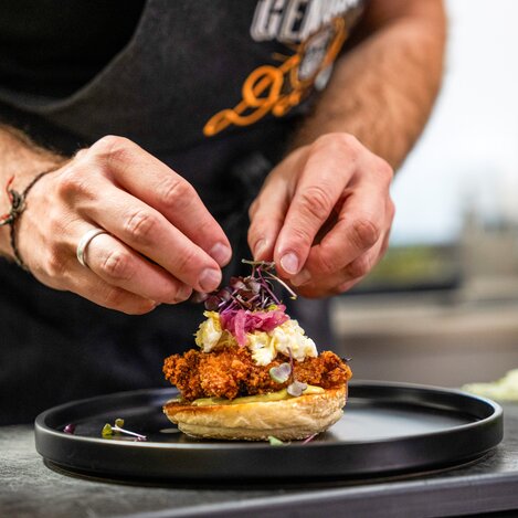 Burger vom Feinsten ;) | © Erzberg Leoben | Susanne Einzenberger