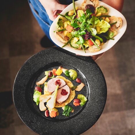 Feines im Restaurant Gusto im Hotel Hotel Kowald | © Thermen- & Vulkanland | Michael Königshofer