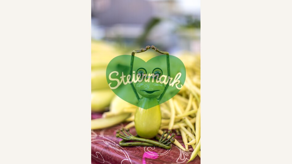 Steiermark-Frosch am Kaiser Josef Markt, Graz | © STG | Tom Lamm