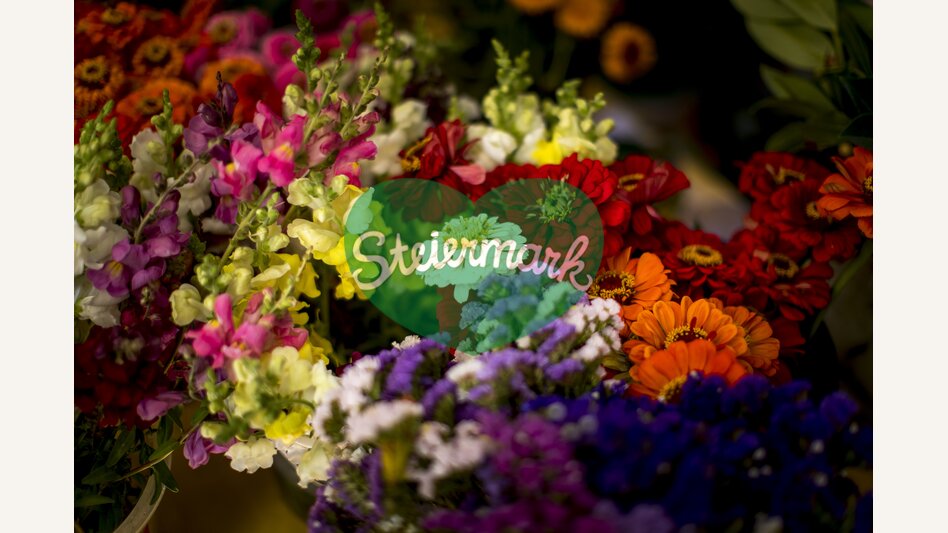 Blumenpracht am Kaiser Josef Markt, Graz | © STG | Tom Lamm