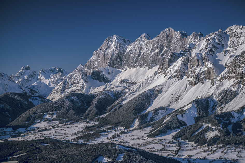 Southern side of Dachstein in winter | © Steiermark Tourismus | photo-austria.at