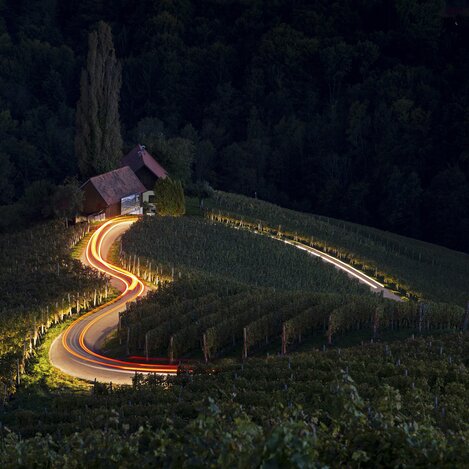 Die "Herzerlstraße" in Slowenien grenzt an die Südsteiermark | © STG | photo-austria.at