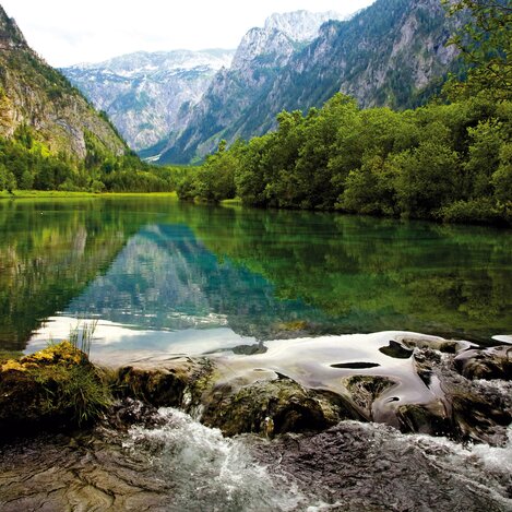 Brunnsee mit den Brunnmäuern im Hochschwabmassiv | © STG | R. Lamm