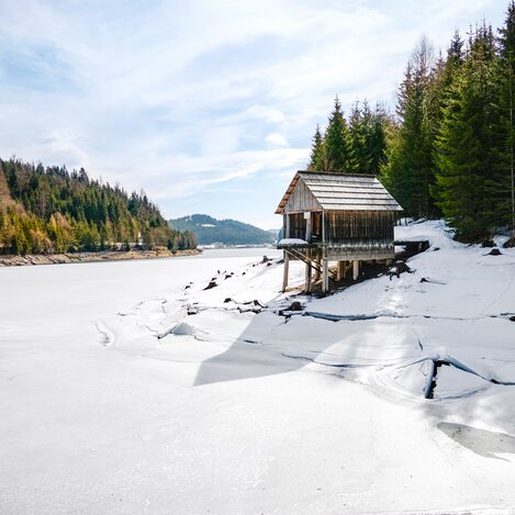 Stausee Soboth im Winter | © Südsteiermark | Michael Königshofer