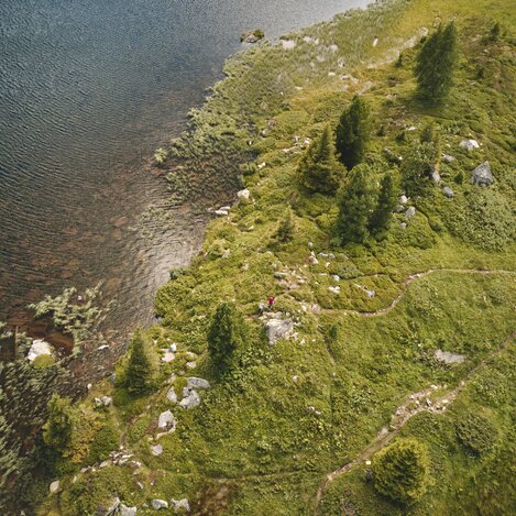 Am Winterleitensee am Fuße des Zirbitzkogel | © Erlebnisregion Murtal | Michael Königshofer