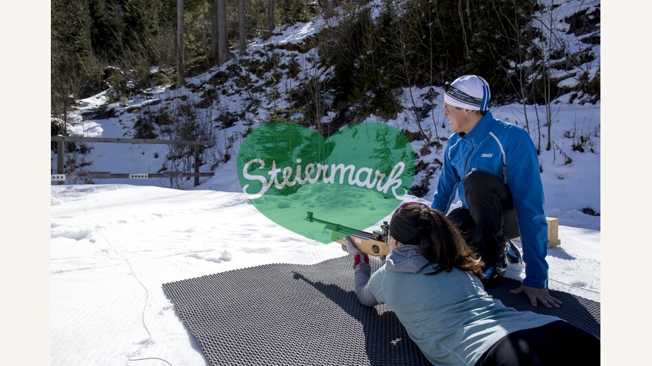 Biathlon-Kurs bei der Weirerteichloipe | © STG | Tom Lamm