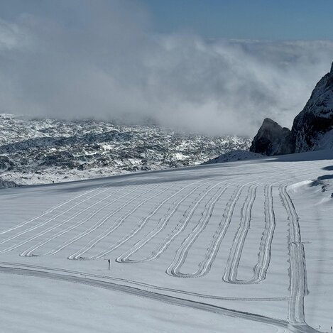 Loipennetz am Dachstein-Gletscher | © Planai Bahnen | Martin Perhab