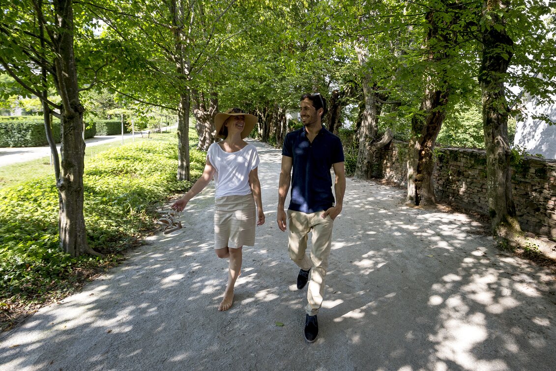 Im historischen Garten von Schloss Herberstein | © STG | Tom Lamm