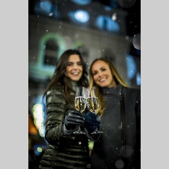 Silvester in Graz, vor dem Rathaus am Hauptplatz | © STG | Tom Lamm