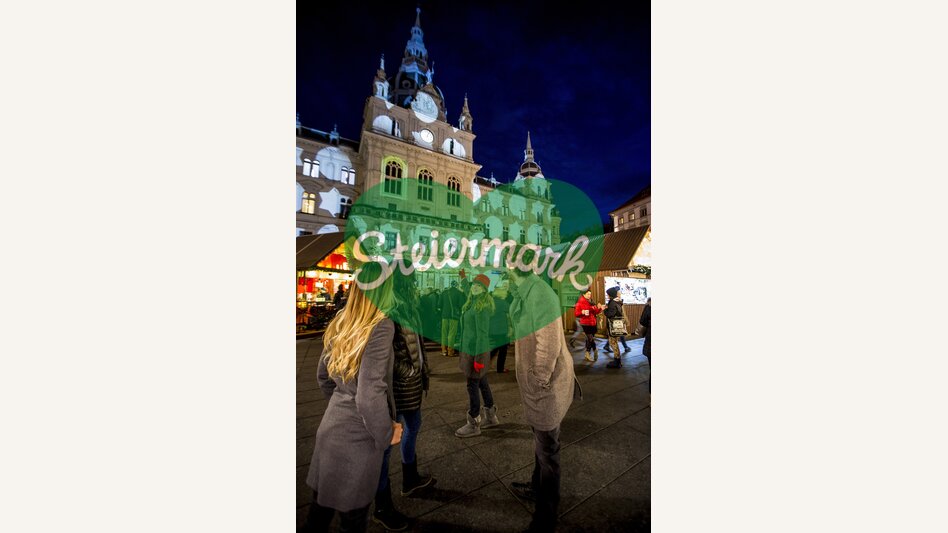 Grazer Advent mit Stadtführung, Hauptplatz mit Rathaus | © STG | Tom Lamm