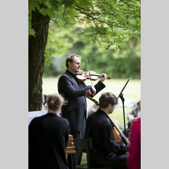 Musiker beim Festival der styriarte im Schloss Eggenberg | © Styriarte | Werner Kmetitsch