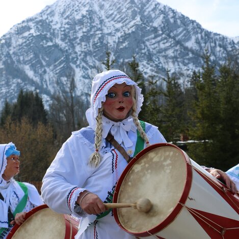 Trommelweiber beim Ausseer Fasching | © Ausseerland Salzkammergut | Siegfried Zink
