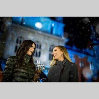 Silvester in Graz, vor dem Rathaus am Hauptplatz | © STG | Tom Lamm