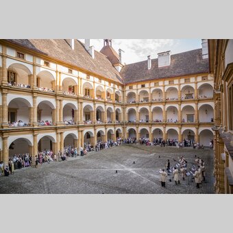 styriarte im Schloss(-innenhof) Eggenberg, UNESCO Welterbe | © Styriarte | Werner Kmetitsch