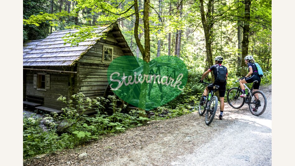 Mountainbiker bei der Gaißschlager Mühle in Spital am Semmering | © STG | Gleichweit-Nistelberger