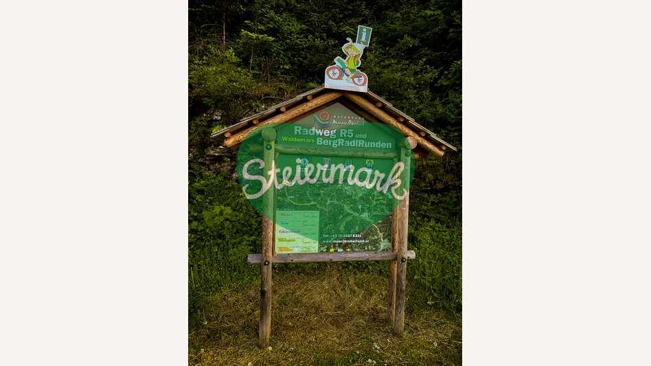 Am Mürztalradweg im Naturpark Mürzer Oberland | © STG | Klein