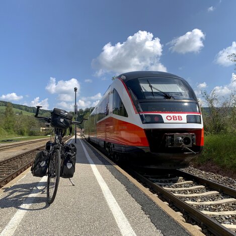 Rad & Bahn als ideale Kombination | © STG | Martin Kubanek