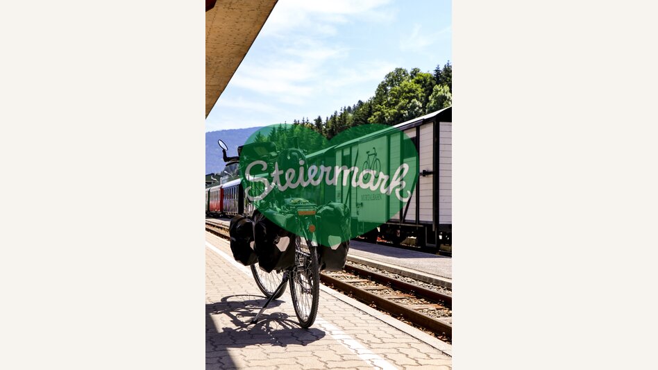 Am Murradweg mit der Murtalbahn | © STG | Martin Kubanek