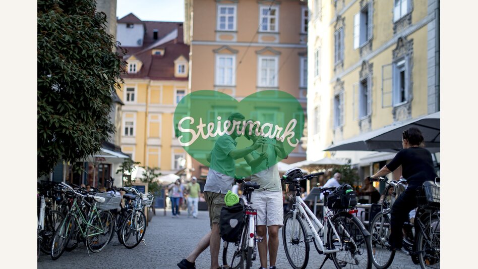 In Graz am Franziskanerplatz | © STG | Tom Lamm