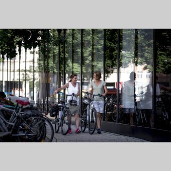 Radfahrer in der Stubenberggasse in Graz | © STG | Tom Lamm