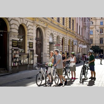 Radfahrer in der Stubenberggasse in Graz | © STG | Tom Lamm