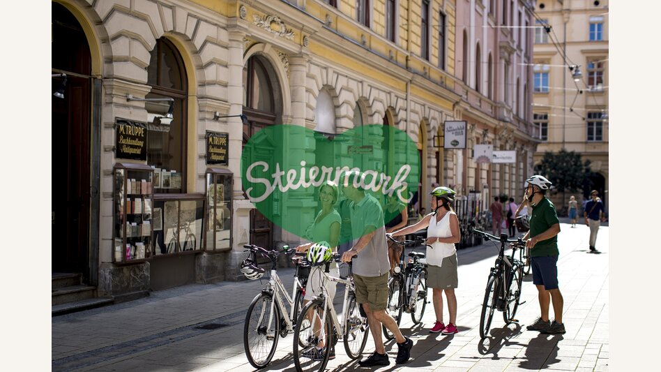 Radfahrer in der Stubenberggasse in Graz | © STG | Tom Lamm