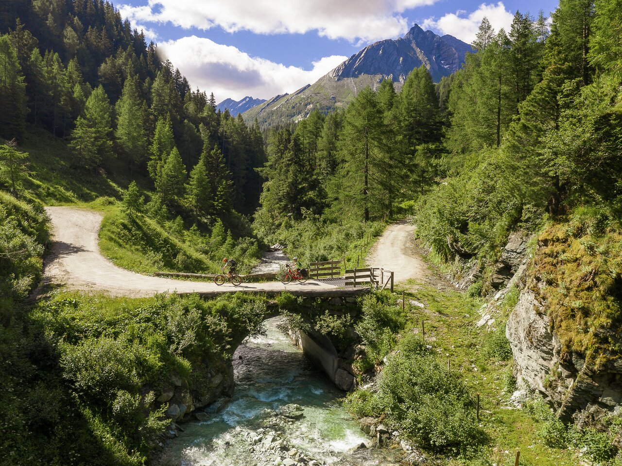 Mur Cycle Path at the beginning in the Hohe Tauern National Park | © Steiermark Tourismus | pixelmaker.at