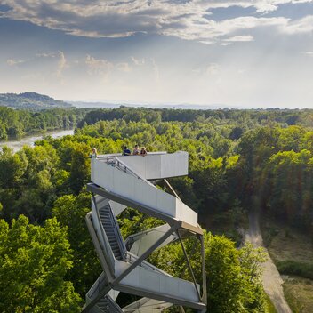 Murturm bei Gosdorf im UNESCO Biosphärenpark | © STG | pixelmaker.at