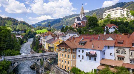 Murau mit Schloss Murau | © STG | pixelmaker.at