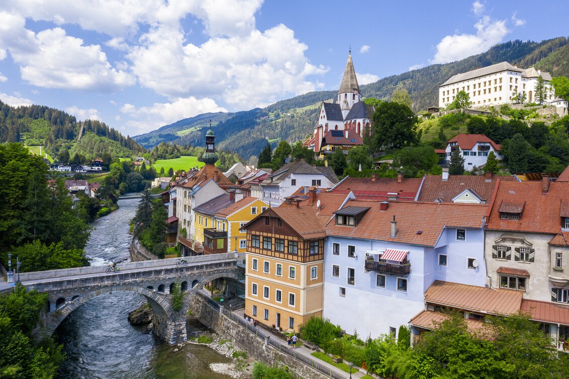 Murau mit Schloss Murau | © STG | pixelmaker.at