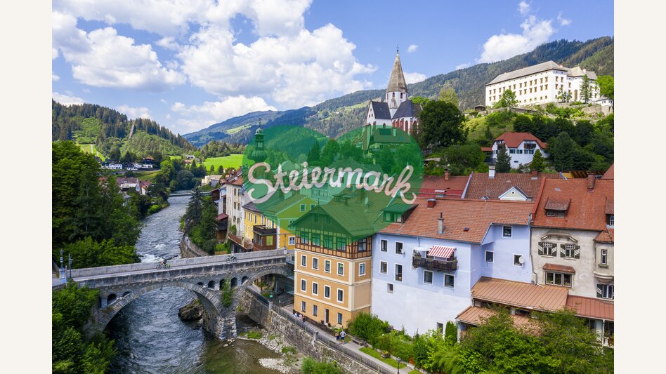 Murau mit Schloss Murau | © STG | pixelmaker.at