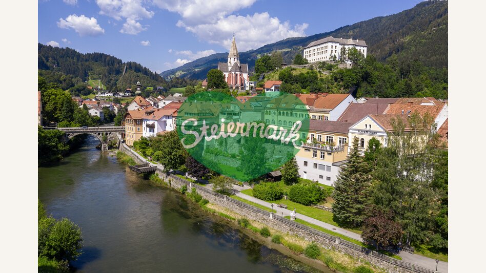 Murau mit Schloss Murau | © STG | pixelmaker.at