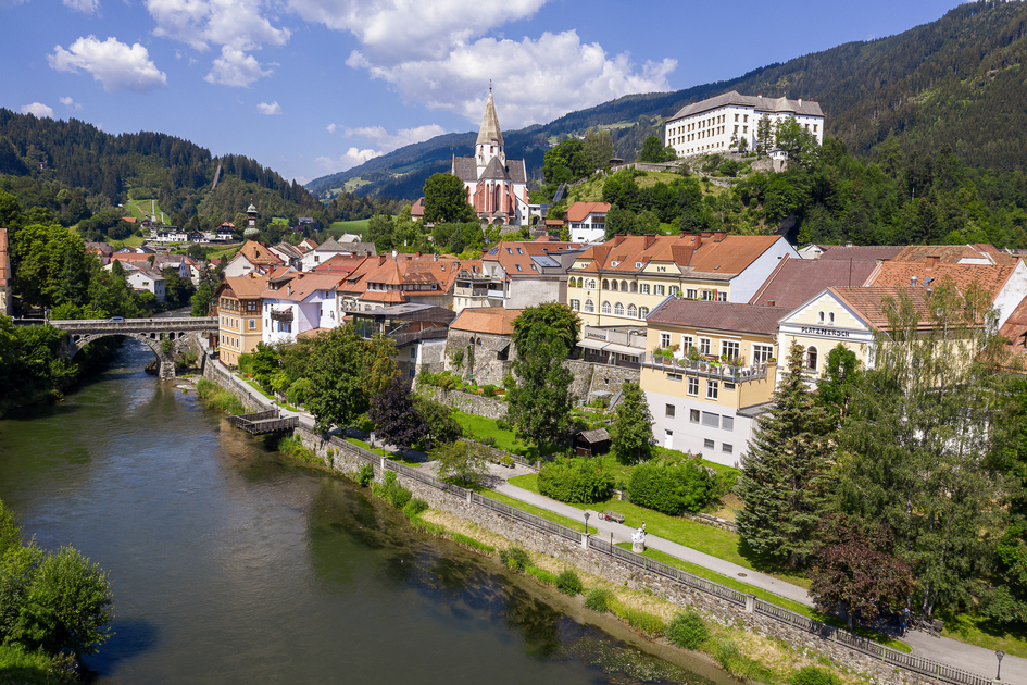 Murau with castle Murau | © Steiermark Tourismus | pixelmaker.at