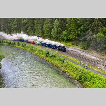 Murtalbahn trifft Murradweg | © STG | pixelmaker.at