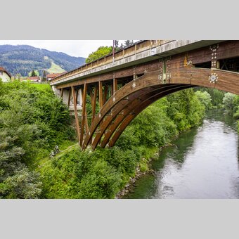 Die Holzeuropabrücke bei St. Georgen | © STG | pixelmaker.at
