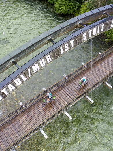 Cycle bridge near Stadl an der Mur | © Steiermark Tourismus | pixelmaker.at